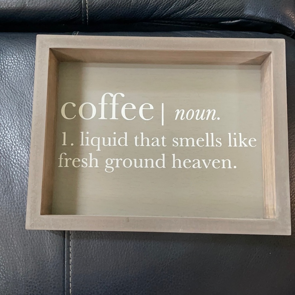 Wooden Coffee Sign